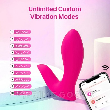 Двойной вибратор Flexer Lovense (для точки G и клитора) от sex shop primegoods фото 8