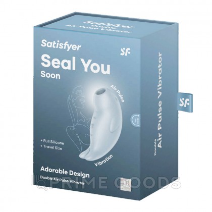 Клиторальный стимулятор Satisfyer Seal you soon (воздушная стимуляция + вибрация) от sex shop primegoods фото 7