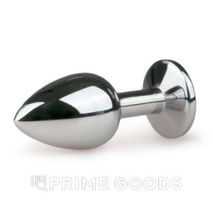 Серебряная пробка с кристаллом (фуксия) от sex shop primegoods фото 2