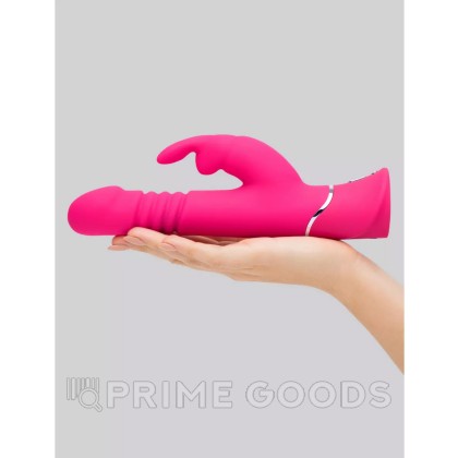 Вибратор Happy Rabbit Thrusting Realistic розовый от sex shop primegoods фото 3