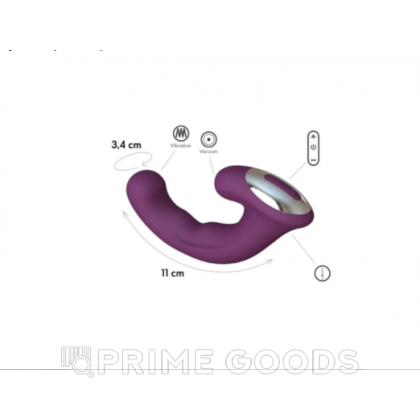 Стимулятор вакуумный Le Frivole Infinite Phoenix с клиторальным отростком, фиолетовый от sex shop primegoods фото 3