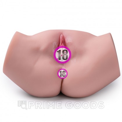Реалистичный двойной мастурбатор Tracy с вибрацией от sex shop primegoods фото 7