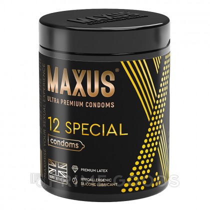 Презервативы точечно-ребристые MAXUS Special X-Edition 12 шт. от sex shop primegoods