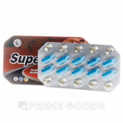 Возбуждающее средство для мужчин Super Man c витамином - (10 + 10) от sex shop primegoods фото 2