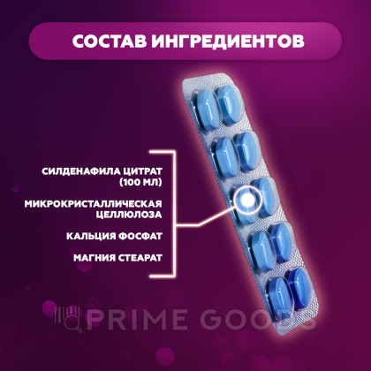 Препарат для усиления потенции Cenforce 100 mg (10 шт.) от sex shop primegoods фото 9