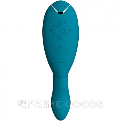 Cтимулятор клитора и точки G Womanizer DUO 2, бирюзовый от sex shop primegoods фото 4