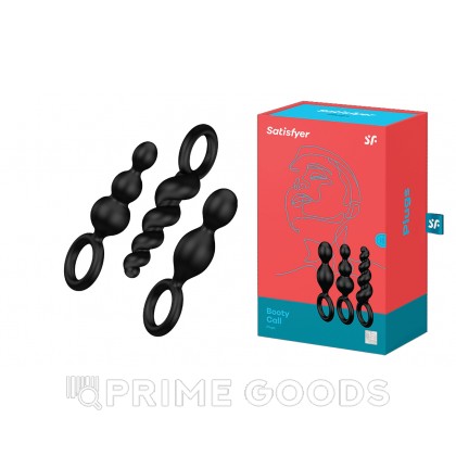 Набор анальных игрушек Satisfyer Booty Call black (набор 3 шт) от sex shop primegoods фото 5