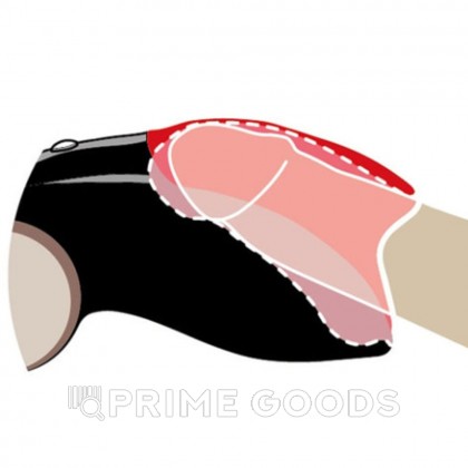 Мастурбатор мужской Fun factory COBRA LIBRE II, черно-красный от sex shop primegoods фото 8