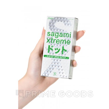 Презервативы SAGAMI Xtreme Type-E 10 шт. (точечные) от sex shop primegoods фото 2