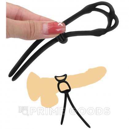 Эрекционное кольцо-лассо с регулировкой от sex shop primegoods фото 6