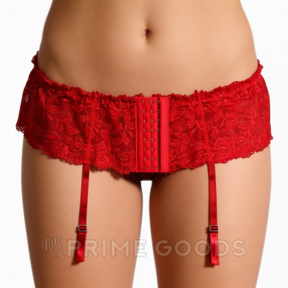Пояс для чулок красный (5003) от sex shop primegoods