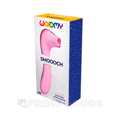 Клиторальный стимулятор Smoooch розовый от WOOOMY от sex shop primegoods фото 5