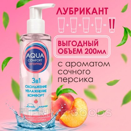 Гель-любрикант AQUA COMFORT intim AROMA, 195 г от sex shop primegoods фото 4