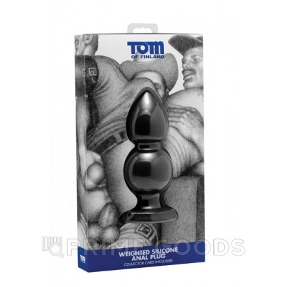 Анальная пробка с двумя шариками, 14 см - Tom of Finland от sex shop primegoods фото 4