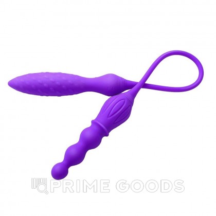 Двойной вибратор Adrien Lastic 2X с пультом ДУ от sex shop primegoods фото 4