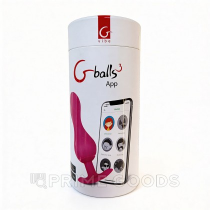 Gvibe Gballs 3 App Petal Rose - умный тренажёр Кегеля, 8х3 см от sex shop primegoods фото 3