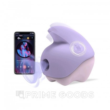 Вакуумный клиторальный стимулятор с вибрацией Unicorn от Magic Motion фиолетовый от sex shop primegoods