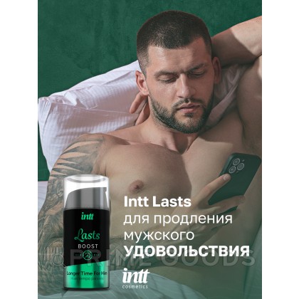 Intt Lasts - Интимный гель для продления полового акта, 15 мл от sex shop primegoods фото 3