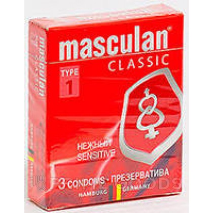 Презерватив Masculan Sensitive Plus № 3 (Нежные) от sex shop primegoods