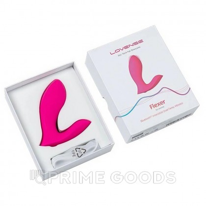 Двойной вибратор Flexer Lovense (для точки G и клитора) от sex shop primegoods фото 6