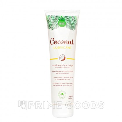 Лубрикант веганский Intt Coconut Lubrificante с кокосовым вкусом, 100 мл от sex shop primegoods