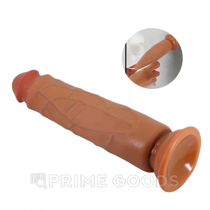 Реалистичный фаллоимитатор Alcmene, 25 см, коричневый от sex shop primegoods фото 3
