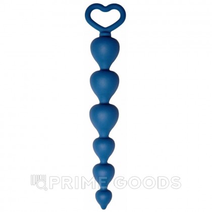 Анальная цепочка Love Beam, диаметр до 3,2 см, длина 19, кобальт, One Size от sex shop primegoods фото 2