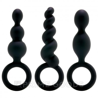 Набор анальных игрушек Satisfyer Booty Call black (набор 3 шт) от sex shop primegoods фото 3
