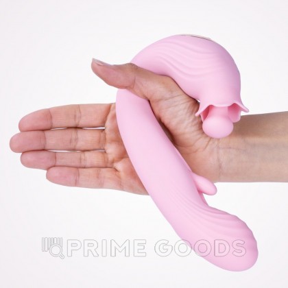 Вибратор Selove BellFlower розовый от sex shop primegoods фото 3