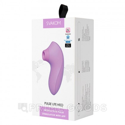 Интерактивный клиторальный стимулятор Pulse Lite Neo лавандовый от SVAKOM от sex shop primegoods фото 10