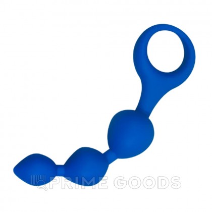 Анальная цепочка Triball синяя от Alive от sex shop primegoods фото 3