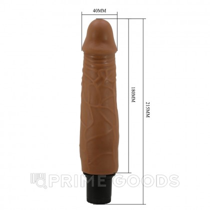 Реалистичный вибратор Waldorf Sliding skin (21,5*4 см) от sex shop primegoods фото 8