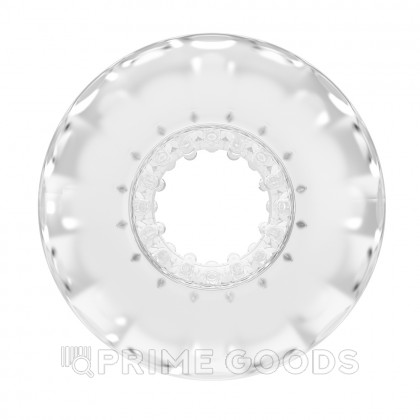 Мастурбатор с текстурированным каналом Cole прозрачный от sex shop primegoods фото 4