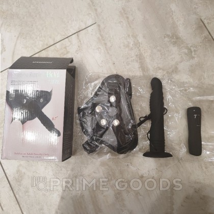 Страпон силиконовый (вибратор - 17 см.) от sex shop primegoods фото 4