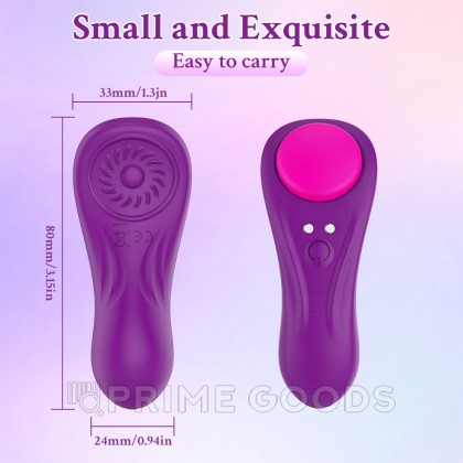 Вибратор в трусики на магните с пультом ДУ розовый от sex shop primegoods фото 8