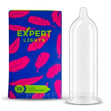 Презервативы EXPERT LIGHTS № 12+3 (ультратонкие), 12+3 шт. от sex shop primegoods