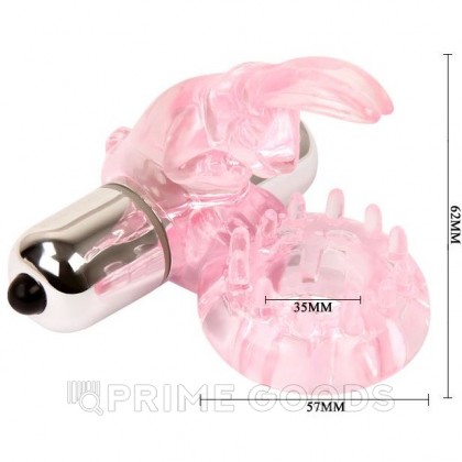 Эрекционное кольцо в виде кролика с мощным виброэлементом от sex shop primegoods фото 2