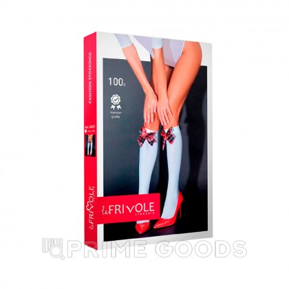 Гольфы школьницы с бантиками Sense, S/M от sex shop primegoods фото 2
