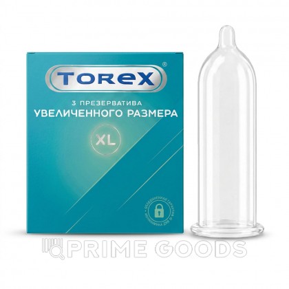 Презервативы увеличенного размера - TOREX 3 шт. от sex shop primegoods