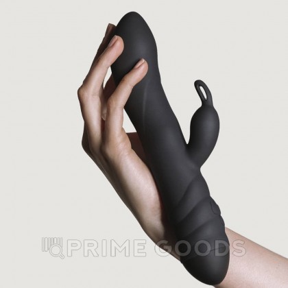 Вибратор-массажер с функцией ротации Twister черный от Adrien Lastic от sex shop primegoods фото 4