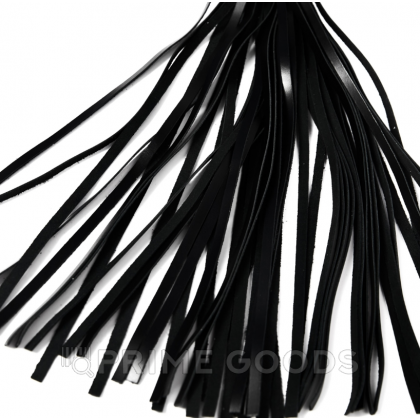 Флоггер из  искусственной  кожи с хромированной рукоятью - primegoods.kz фото 2 Флоггер из  искусственной  кожи с хромированной рукоятью от sex shop primegoods фото 2