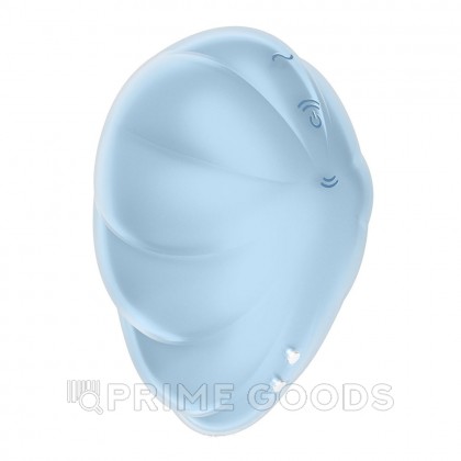 Стимулятор клитора с вибрацией и воздушной стимуляцией Satisfyer Cloud Dancer голубой от sex shop primegoods фото 5