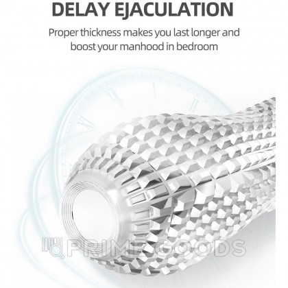 Многоразовая насадка для увеличения пениса - DryWell Sword Fighter от sex shop primegoods фото 6