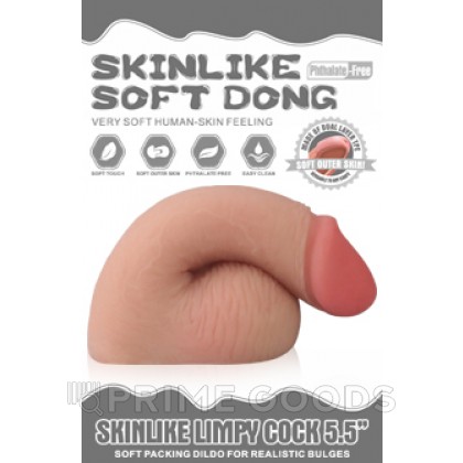 Фаллоимитатор для ношения Skinlike Limpy Cock (14 см.) от sex shop primegoods фото 2