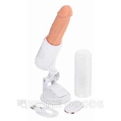 Секс-машина Sekster MotorLovers белая 29 см от sex shop primegoods
