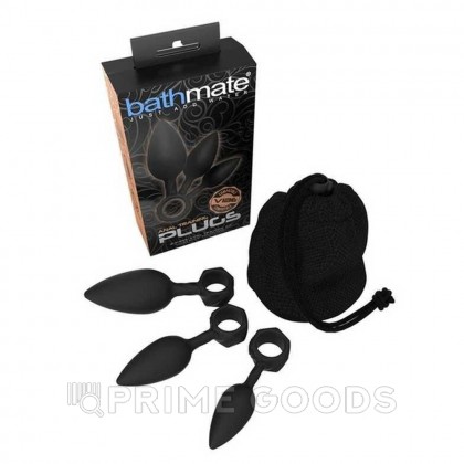 Анальные втулки Bathmate Anal Training Plugs, набор 3 шт от sex shop primegoods фото 3