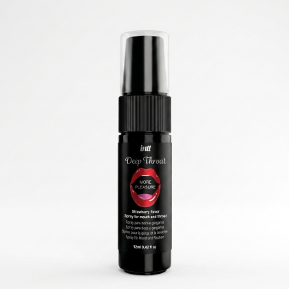 Спрей для минета Deep throat INTT со вкусом клубники 12 мл от sex shop primegoods фото 3