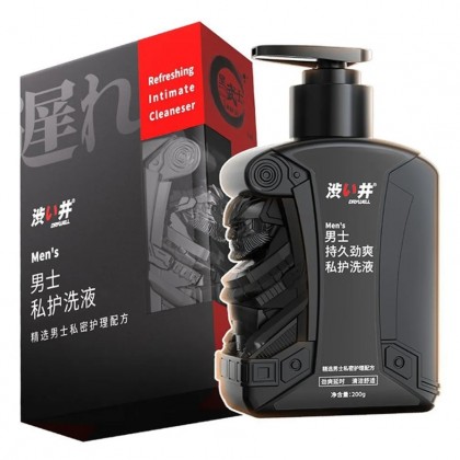 Освежающий гель для душа Black Samurai с эффектом продления Drywell, 200 гр от sex shop primegoods