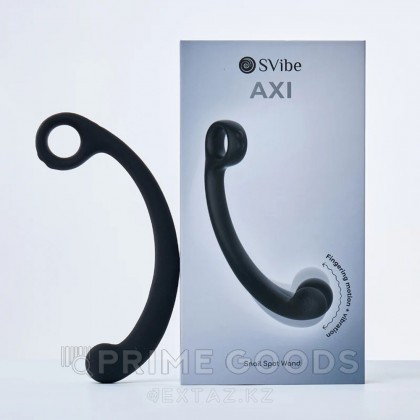 Стимулятор точки G SVibe Snail AXI с вибрацией и имитацией движений темно-серый от sex shop primegoods фото 8