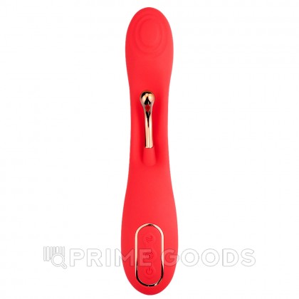 Вибратор сгибаемый с двойной стимуляцией, красный от sex shop primegoods фото 2